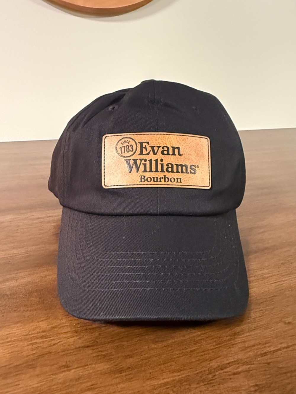Evan Williams Bourbon Black Baseball Cap